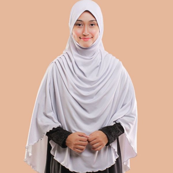 Tudung Natrah Pure White